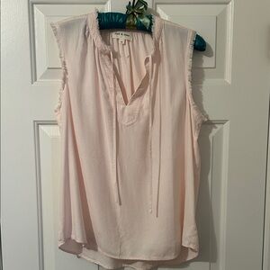 NWOTS Cloth & Stone Light Pink Sleeveless Blouse